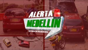 Alerta Medellín, Sujeto capturado por automóvil hurtado