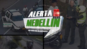 Alerta Medellín, Capturado en el sector de Villa Flora por conducir motocicleta hurtada en el 2022
