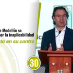 El alcalde de Medellín se pronunció por la inaplicabilidad del arresto en su contra