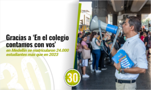 Gracias a ‘En el colegio contamos con vos’ se matricularon 24.000 estudiantes más que en 2023