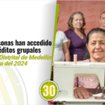 8.726 personas han accedido a microcréditos grupales del Banco Distrital de Medellín en lo que va del 2024