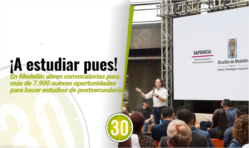 Alcalde Fico Gutiérrez confirmó más de 7.900 nuevas oportunidades para hacer estudios de postsecundaria