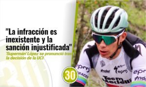 El Team Medellín lo apoya! 'Supermán' López se pronunció sobre la decisión de la UCI de suspenderlo