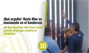 ¡Qué orgullo! Kevin Mier es ovacionado en el banderazo de los hinchas del Cruz Azul previo al juego contra el América