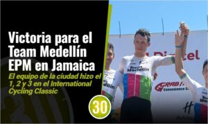 ¡Victoria del Team Medellín EPM! Wilmar Paredes ganó la primera etapa del Jamaica International