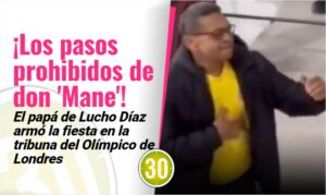 ¡Así se goza la Libertad!: Pillan al papá de Lucho Díaz bailando en el partido de Colombia contra España