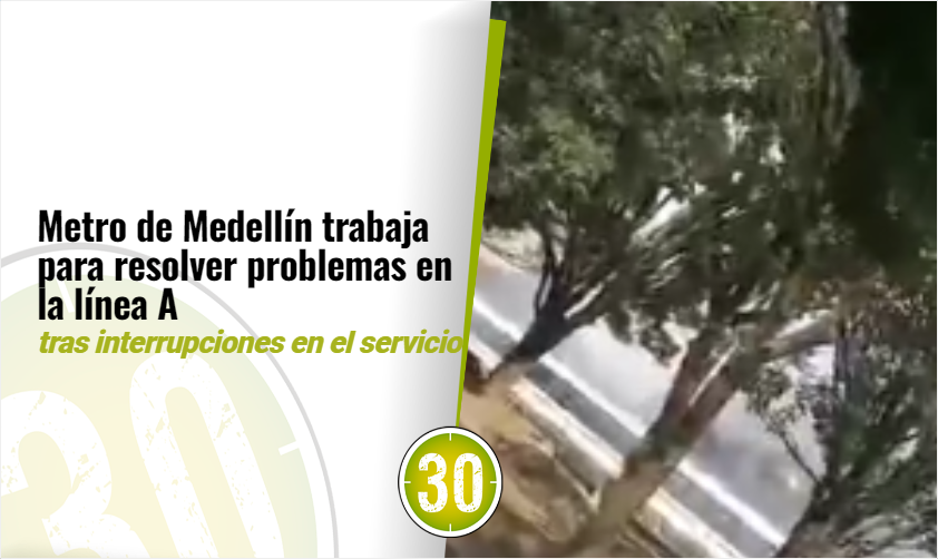 Metro de Medellín explicó la falla en la red eléctrica en la catenaria