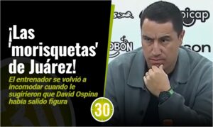 Juárez se volvió a calentar cuando le propusieron a Ospina como figura ante Santa Fe