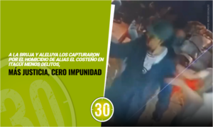 A LA BRUJA Y ALELUYA LOS CAPTURARON POR EL HOMICIDIO DE ALIAS EL COSTEÑO EN ITAGÜÍ MENOS DELITOS, MÁS JUSTICIA, CERO IMPUNIDAD