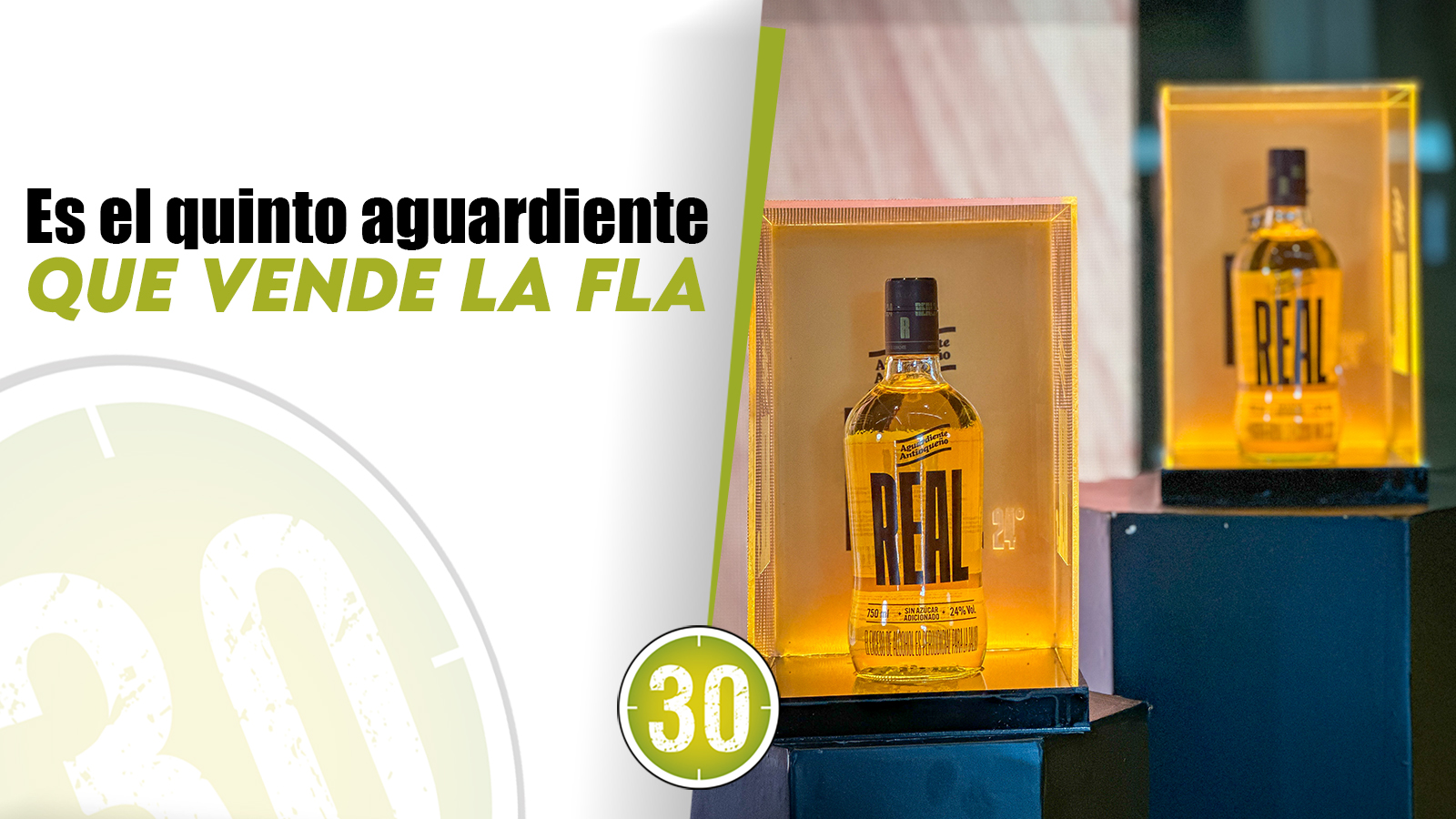 ¡Está coqueta! La FLA lanzó al mercado su nueva botella de aguardiente Real, con finos retoques