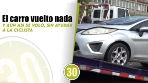 ¿Qué dijo, 'coronó? Pues no, papito... Le quitaron carro a conductor que atropelló ciclista en Las Vegas y se voló