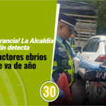 ¡Cero tolerancia! La Alcaldía de Medellín detecta 78 conductores ebrios en lo que va de año