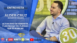 El alcalde de Sabaneta, Alder Cruz, habla en exclusiva con Minuto30