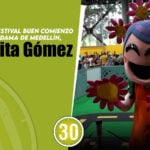 Estamos en el festival Buen Comienzo con la primera dama de Medellín, Margarita Gómez