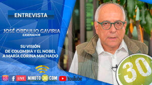 José Obdulio Gaviria habla de Colombia y del nobel de Paz que se ganó María Corina Machado