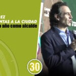 Fico Gutiérrez le rinde cuentas a la ciudad en su segundo año como alcalde